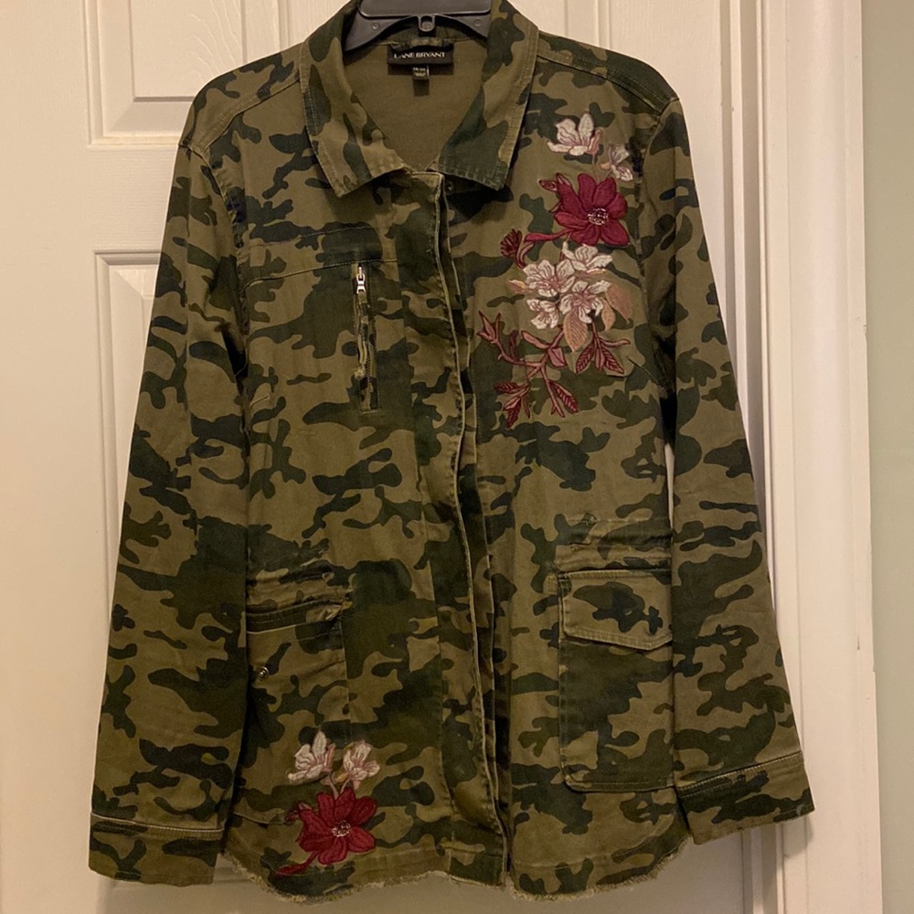 Lane Bryant Camo Utility Jacket